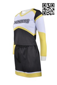 CH148 tailor made cheerleader logos pattern cheer team group supplier hk company